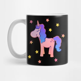 Kawaii Cute Unicorn Stars Mug